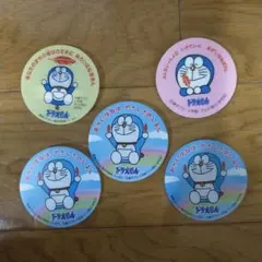 ドラえもん 丸型バッジ 5個セット