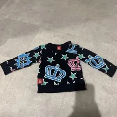 BABYDOL クラウン柄長袖カットソー