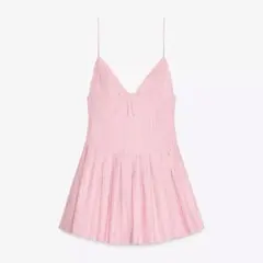 ZARA ストライプ柄リボン付きショートワンピース ザラのサムネイル