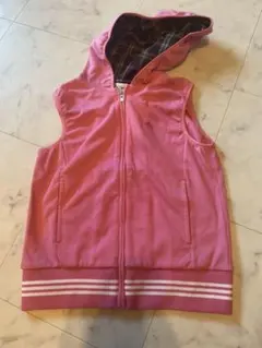 adidas ゴルフウェア　ピンクベスト