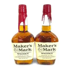 Maker's Mark メーカーズマーク レッドトップ ウイスキー 2本セット