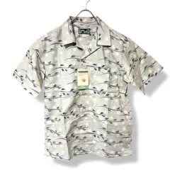 [新品] モンベル TAKEロハ 竹繊維/清涼感 梅花藻デザイン シャツ L
