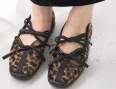 LETALON ルタロン ダブルリボンバレリーナ 24.5cm