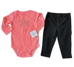 新品carter’s ベビー服セット 9monthsロンパース＋レギンス