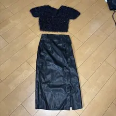 GRL トップス ミニスカート 2点セット
