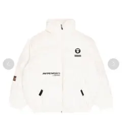 希少！A BATHING APE ホワイトダウンジャケットのサムネイル