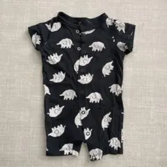 H&M 動物柄ロンパース 62（3M）