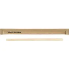 WOOD MUDDLER 完封 クラフトマドラー 木製 個包装 紙包装 使い捨て