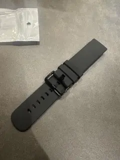 YANGYIYANG 22mm ブラックシリコンバンド