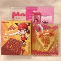 も*ち様 【新品】mellojoy ピザのお届け　マッシュルーム　スクイーズ　メ