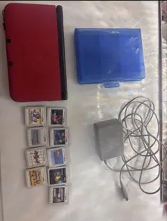 レッド ニンテンドー3DS ソフト9個付き 訳あり