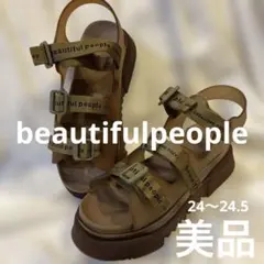 beautifulpeopleUNITEDTOKYO サンダル 24.5 3のサムネイル