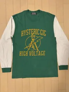 HYSTERIC GIC 長袖カットソー Sサイズ グリーン