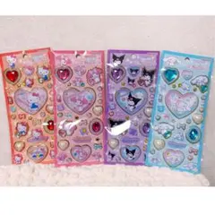 キラキラジュエルシール サンリオ シナモロール マイメロ キティ クロミ 新品