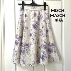 【MISCH MASCH】膝丈花柄スカート