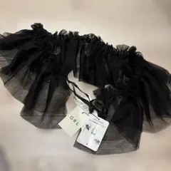 GRL ブラックチュールアクセサリー Fサイズ