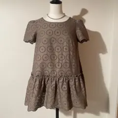 M’S GRACY カットワークレース チュニックブラウス 36 日本製のサムネイル