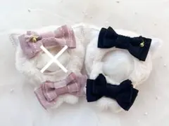 sale✩ちびぐるみ用 ぬい服 11cm 着ぐるみ 猫耳 黒