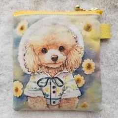 ハンドメイドꕤ フラットポーチꕤトイプードル - メルカリ