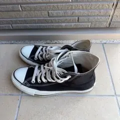 converse all star black ハイカット　25