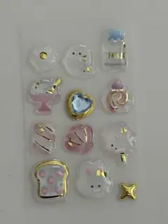 ミルクドロップ ジュエルプチドロップシール　ストーン付き　正規品お裾分け