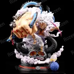 ワンピース(ONE PIECE)　ルフィ vs カイドウ　ギア５　ニカモード