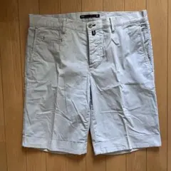PT01 ガーメントダイ コットン ショートパンツ 46 ライトグレー イタリアのサムネイル