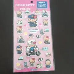 ハローキティ 警察限定 ぷっくりシール HELLO KITTY