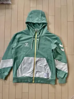 ヒュンメル　Hummel スウェットフルジップジャケット　ペールグリーンのサムネイル