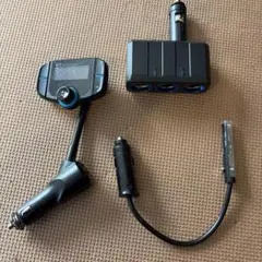 車載アクセサリー 3ポート シガーソケット　ライト　Bluetooth kit