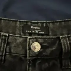 Bershka ダークグレー スキニーデニム EUR36