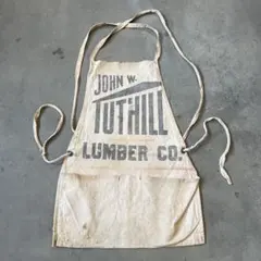 USワークエプロン☆1940s-50s vtg／広告入／アメリカ／ノベルティ