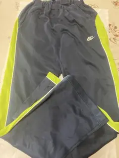 Nike ネイビー/ライムグリーン ジャージ　キッズ　160