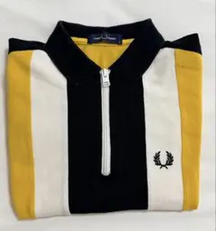 【FRED PERRY】フレッドペリー ハーフジップ ポロシャツ マルチカラーのサムネイル