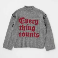 MOUSSY ニット ワード セーター