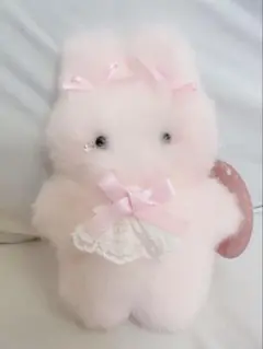 ハンドメイド　ぬいぐるみ　うさぎ　ももいろたまご