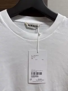 AURALEE SEAMLESS CREW NECK TEE