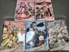 カプコン限定　ノベルティ　クリアファイル　5種類セット　ホロライブ　モンハン