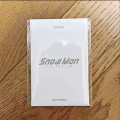 Snow Man 1st POPUP フォトカードC 台北　向井康二