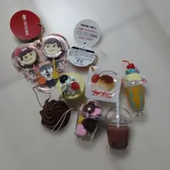 ミニチュアキーホルダー スイーツ7個セット