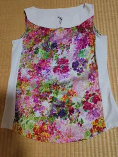 NARACAMICIE ノースリーブ 花柄カットソーのサムネイル