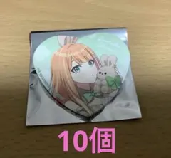 学園アイドルマスター　Lady Rabbit ハート缶バッジ　10個　紫雲清夏
