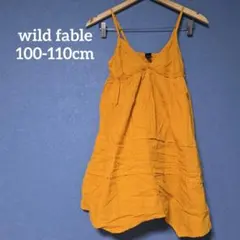 wild fable 【100-110cm】ノースリーブワンピース マスタード