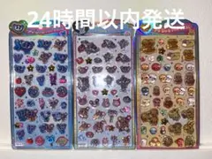 正規品　うるちゅるシール　なっとうちゃん　エンジェルブルー　3枚セット
