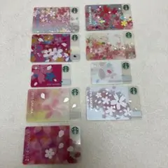 スターバックス　2014〜2018 さくらカード9枚