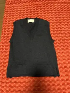 マーガレットハウエル MHL. 22AW ニットベスト セーター ノースリーブ マーガレットハウエル 22AW ニットベスト カシミヤ混 オリーブ 2 M
