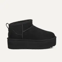 uggブラック ムートンブーツ ショート