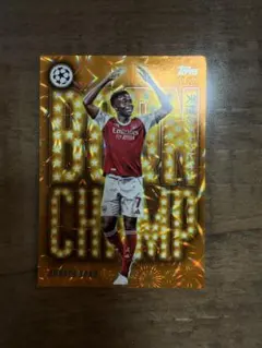 Bukayo Saka Topps UEFA BORN CHAMP
