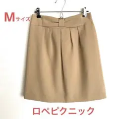 ロペピクニック ひざ丈スカート タイトスカート ベージュ