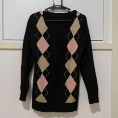 アーガイル ニット